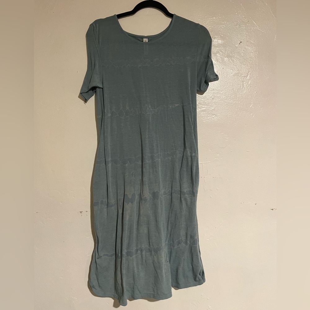 Zenana Premium M Blue Dress Woman Batik